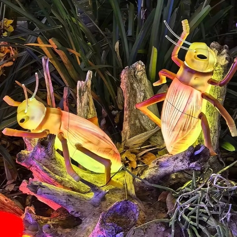 Đèn LED ZALAA Mô Phỏng Con Dế Mèn Crickets Năng Động Cho Vườn Ánh Sáng / Light Garden