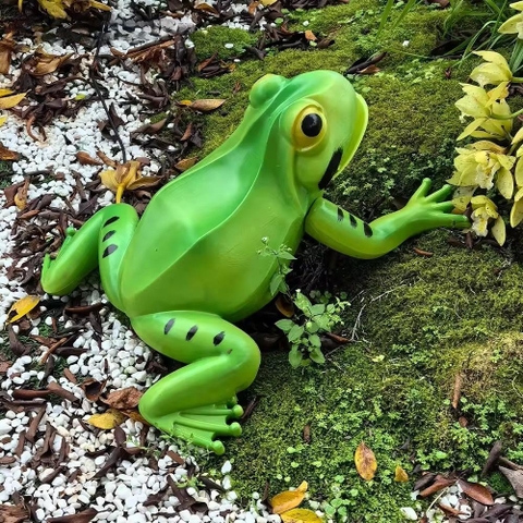 Đèn LED ZALAA Mô Phỏng Hình Con Ếch Frog Năng Động cho Vườn Ánh Sáng / Light Garden