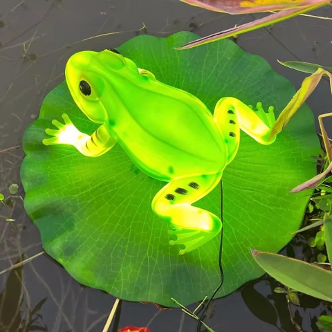 Đèn LED ZALAA Mô Phỏng Hình Con Ếch Frog Năng Động cho Vườn Ánh Sáng / Light Garden