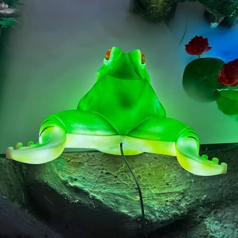 Đèn LED ZALAA Mô Phỏng Hình Con Ếch Frog Năng Động cho Vườn Ánh Sáng / Light Garden