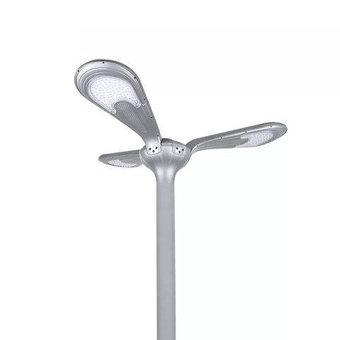 Đèn Sân Vườn Kiểu Dáng Bông Hoa 3 Cánh Hiện Đại ZG-TYD5005-3 48W ZALAA Solar Garden Cho cột cao 5-8m