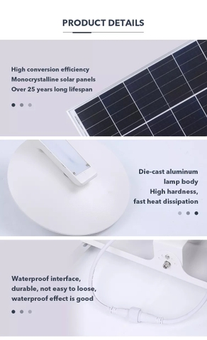 Đèn Năng Lượng Mặt Trời Thắp Sáng Đường Cảnh Quan Sân Vườn Từ 12-24W Zalaa