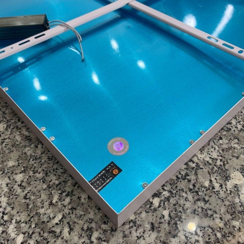 Đèn LED Panel vuông ốp trần bê tông kích thước 600x600 công suất 40-48W mã ZPN600x600-ON