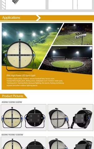 Đèn Sân Golf 800W Pha Led Module Mã SP ZFL-CLEO-INV-ZIG-800 ZALAA Sport Lighting