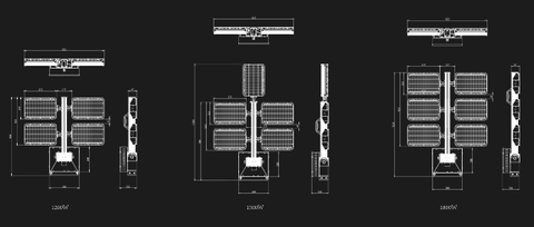 Đèn Sân Thể Thao Ghép Module Barrett Y ZSG-BA-Y 1000W đến 1800W | Zalaa/Soga Smart Lighting