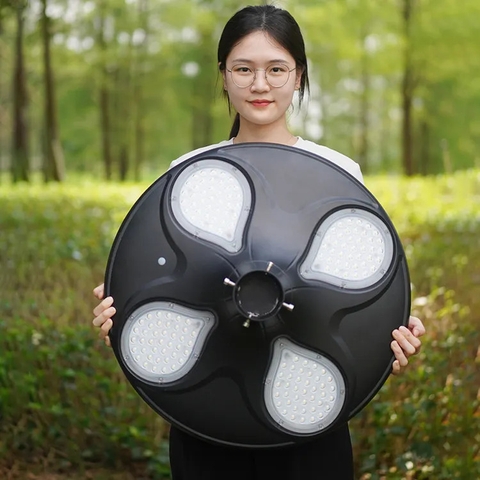 Đèn Sân Vườn Hiện Đại Năng Lượng Mặt Trời ZG-TYD2806 30W ZALAA Cho cột cao 3-5m