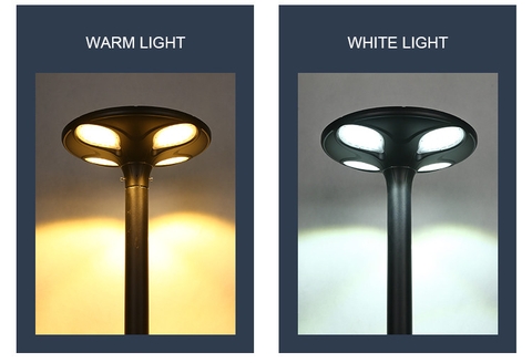 Đèn Sân Vườn Hiện Đại Năng Lượng Mặt Trời ZG-TYD2806 30W ZALAA Cho cột cao 3-5m