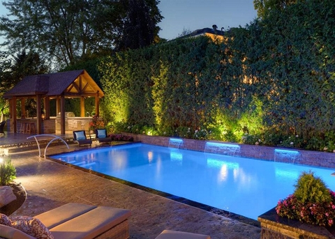 Đèn LED Ốp Hồ Bơi 12W chiếu sáng cảnh quan dưới nước