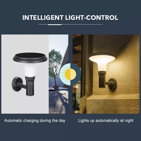 Đèn Treo Tường Ngoài Trời Năng Lượng Mặt Trời ZG-BD1004 Hình Nấm ZALAA Garden Lights