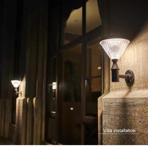 Đèn Tường Trang Trí Sân Vườn Năng Lượng Mặt Trời ZG-BD4005 Kim Cương ZALAA Garden Lights