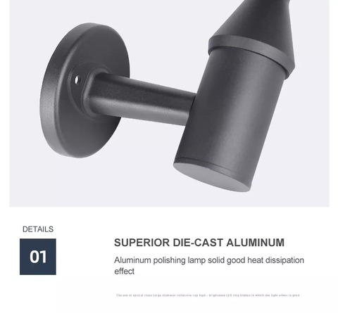 Đèn Tường Trang Trí Sân Vườn Năng Lượng Mặt Trời ZG-BD4005 Kim Cương ZALAA Garden Lights