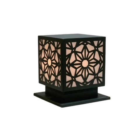 Đèn Trụ Cổng Vuông ZTCV LED-E27 D200, D250, D300, D400... Inox Sơn theo yêu cầu