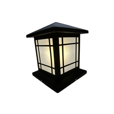 Đèn Trụ Cổng Vuông ZTCV LED-E27 D200, D250, D300, D400... Inox Sơn theo yêu cầu