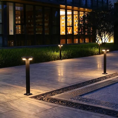 Đèn Trụ Cột Sân Vườn Năng Lượng Mặt Trời ZALAA ZG-CPD2804