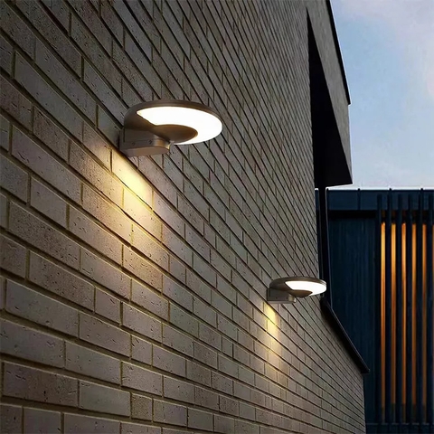 Đèn Gắn Tường Năng Lượng Mặt Trời Hình Đĩa Bay UFO Hiện Đại ZG-BD1008 ZALAA