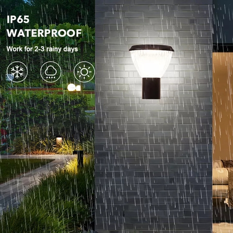 Đèn Tường Ngoại Thất Tòa Nhà Năng Lượng Mặt Trời ZG-BD4001 ZALAA Garden Lights