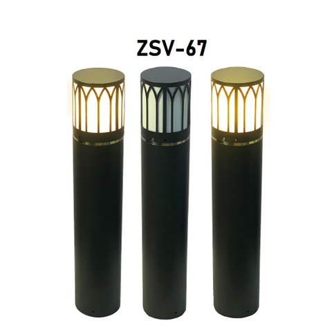 ✅ Trụ Đèn LED | Nấm Sân Vườn ZSV Kiểu dàng tròn cao từ 30cm đến 1m
