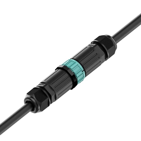 Đầu Nối Điện Chữ 2 Đầu Âm/Dương EW-M28MF Chống nước, Ngoài trời IP68 - Linh kiện đèn led Zalaa