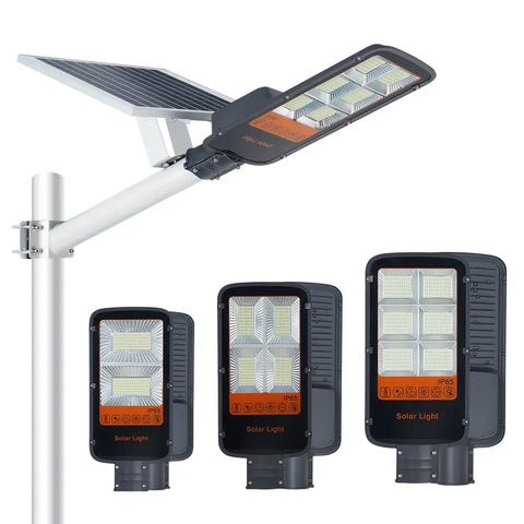 Đèn Đường Năng Lượng Mặt Trời Thông Minh Cảm Biến Chuyển Động ZALAA ZL-JDW-D Series (300W, 400W, 500W)