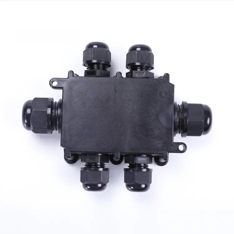 Hộp Nối Chống Nước 6 Ngả FSH713-6 Bằng Nhựa, Chống Nước, Ngoài Trời IP68 - Linh kiện đèn led Zalaa