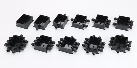Hộp Nối Điện Deenlai FSH716-B - Chia nhiều cổng từ 2 đến 10 ngả, Chống nước, Ngoài trời IP68 - Linh kiện đèn led Zalaa