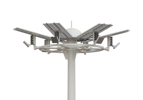 Giải Pháp Nâng Hạ Thông Minh Cho Cột Đèn Chiếu Sáng Năng Lượng Mặt Trời ZALAA