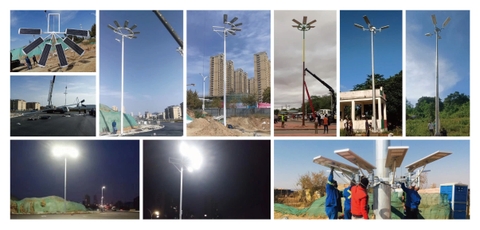 Giải Pháp Nâng Hạ Thông Minh Cho Cột Đèn Chiếu Sáng Năng Lượng Mặt Trời ZALAA