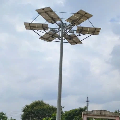 Giải Pháp Nâng Hạ Thông Minh Cho Cột Đèn Chiếu Sáng Năng Lượng Mặt Trời ZALAA