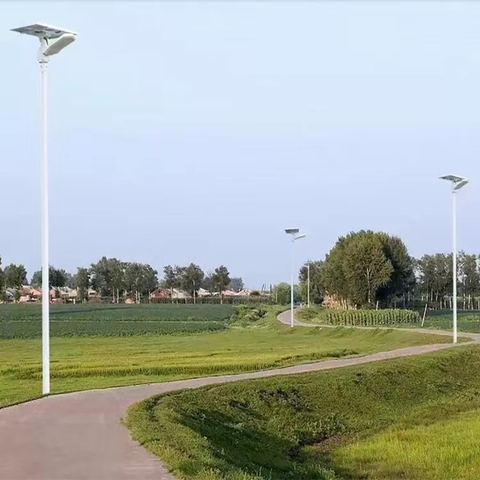 Hệ Thống Đèn Đường Ngoài Trời Chạy Bằng Năng Lượng Mặt Trời 40W 50W 60W Độc Lập