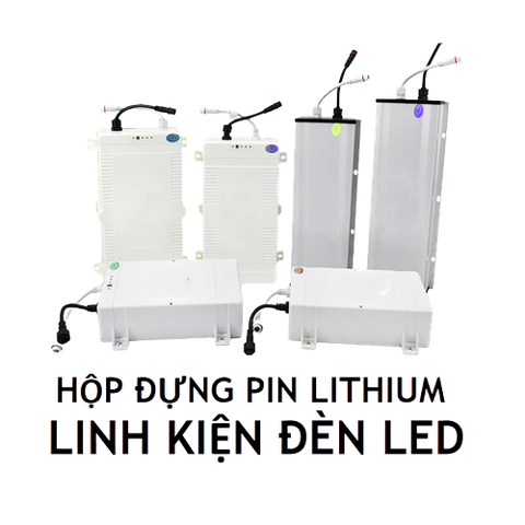 Hộp Đựng Pin Lithium Cho Đèn LED Năng Lượng Mặt Trời/Gió - Báo giá theo Dự Án/Công Trình