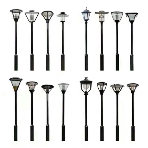 Cột Đèn Sân Vườn 1 Bóng chiếu sáng và trang trí cảnh quan cao từ 2m-5m ZALAA