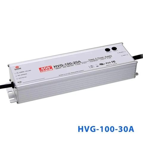 Nguồn Meanwell HVG-100 | LED Driver sử dụng cho Đèn LED ngoài trời từ 75W đến  100W