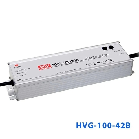 Nguồn Meanwell HVG-100 | LED Driver sử dụng cho Đèn LED ngoài trời từ 75W đến  100W