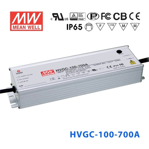 Nguồn Meanwell HVGC-100 | LED Driver sử dụng cho Đèn LED ngoài trời từ 100W