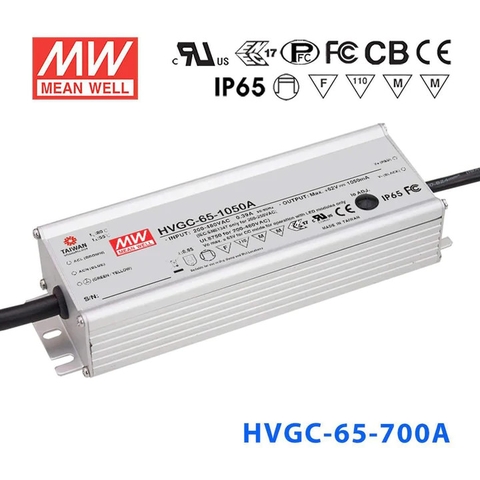 Nguồn Meanwell HVGC-65 | LED Driver sử dụng cho Đèn LED ngoài trời từ 65W