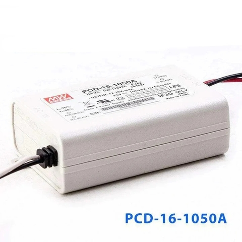 Nguồn Meanwell PCD-16 - LED Driver sử dụng cho Đèn chiếu sáng trong nhà