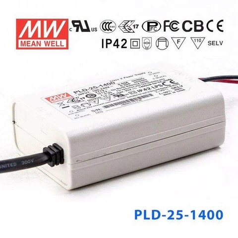 Nguồn Meanwell PLD-25 - LED Driver sử dụng cho Đèn chiếu sáng trong nhà
