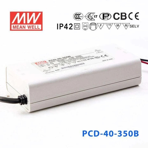 Nguồn Meanwell PCD-40 - LED Driver sử dụng cho Đèn chiếu sáng trong nhà