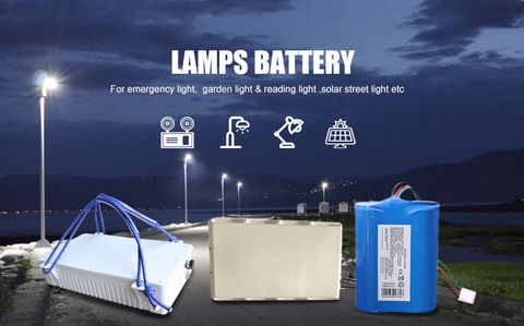 Pin Lưu Điện LifePO4 Battery Pack cho Đèn LED Năng Lượng độc lập - Báo giá linh kiện cho dự án chiếu sáng