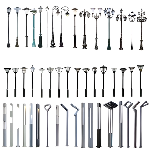 Cột Đèn Công Viên sản xuất theo yêu cầu dự án chiếu sáng và trang trí ngoài trời