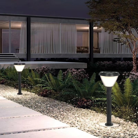 Trụ Đèn LED Sân Vườn Năng Lượng Mặt Trời Kiểu Mới ZALAA ZG-CPD2104