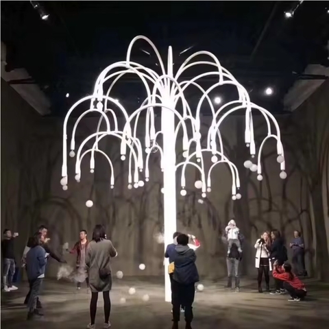 Trùm Cột Đèn ZALAA Kiểu Dáng Cây nhiều cành Đẹp Lạ Giải Pháp Chiếu Sáng Nghệ Thuật cho sân vườn Khu đô thị, Công Viên