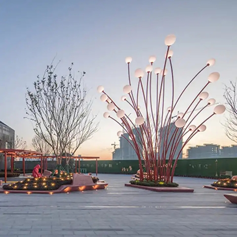Trùm Cột Đèn ZALAA Trang Trí Chiếu Sáng Nghệ Thuật Địa Điểm Checkin, Công viên sân vườn, Khu đô thị mới