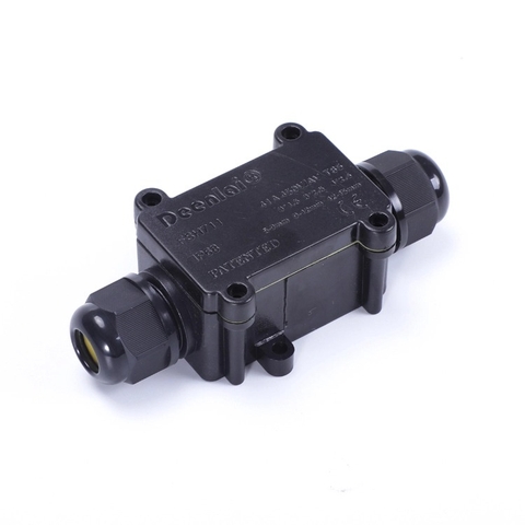 Hộp Chống Thấm Nước 2 Đầu Deenlai FSH711-2 Ngoài Trời IP68 - Linh kiện đèn led Zalaa