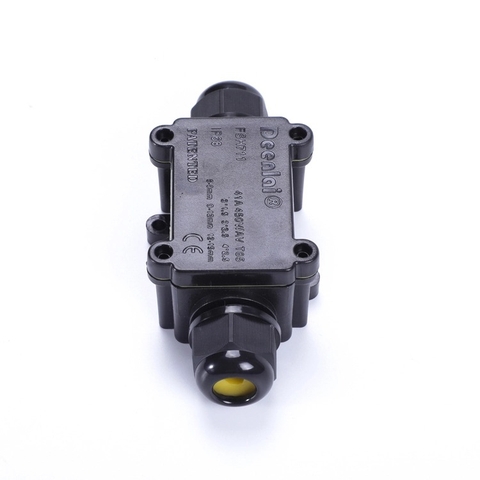 Hộp Chống Thấm Nước 2 Đầu Deenlai FSH711-2 Ngoài Trời IP68 - Linh kiện đèn led Zalaa