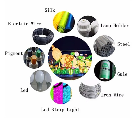 Vườn Ánh Sáng mùa thu với đèn led trang trí hình Con Thỏ và hình Trăng Sao phát sáng Zalaa cho các Dự án chiếu sáng mới