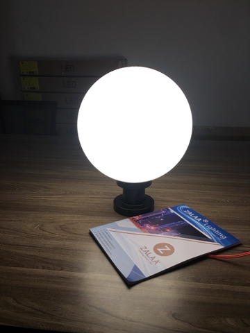 Đèn trụ cổng cầu đục D250, đuôi đèn E27