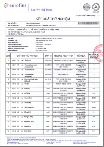 WOW Luxury Nước Uống Tinh Khiết