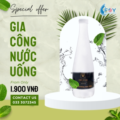 Gia công THE ANAM Nước Uống Đóng Chai 500ml