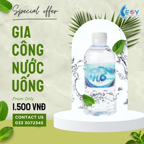 Nước uống đóng chai nhỏ
